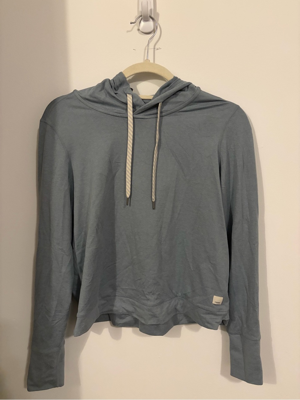 Grey/Blue Lightweight Vuori Hoodie